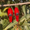 Sturt Desert Pea Earrings - Image 2